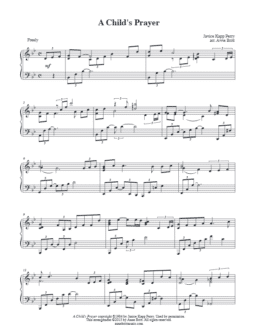 A Child's Prayer (intermediate piano solo)