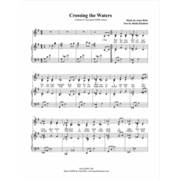 Crossing the Waters (two-part vocal)
