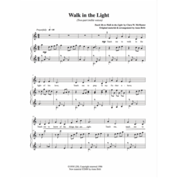 Walk in the Light (two-part vocal)