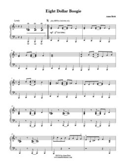 Eight Dollar Boogie (early intermediate)