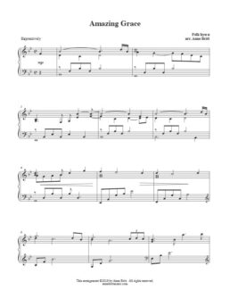 Amazing Grace (piano solo)