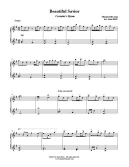 Beautiful Savior (early intermediate)