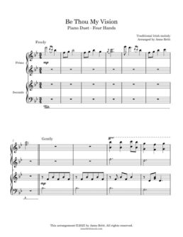 Be Thou My Vision (piano duet - late intermediate)