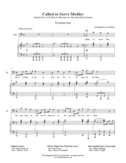 Called to Serve Medley (mixed choir)
