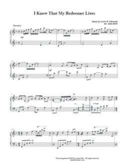 I Know That My Redeemer Lives (piano solo)