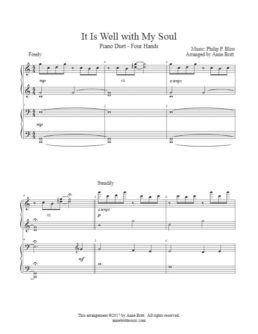 It Is Well with My Soul (piano duet)