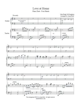 Love at Home (student/teacher piano duet)
