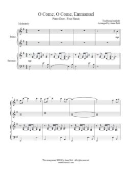 O Come, O Come, Emmanuel (piano duet)