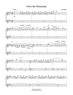 Over the Mountain (late intermediate New Age remix of "The Bear Went Over the Mountain")