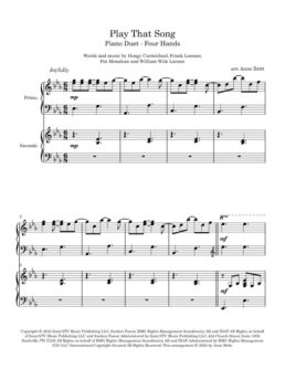 Play That Song (Train) - piano duet