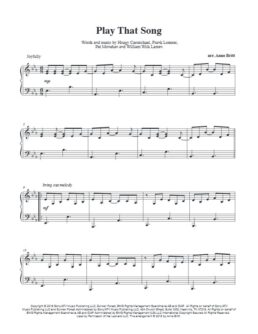 Play That Song (Train) - piano solo