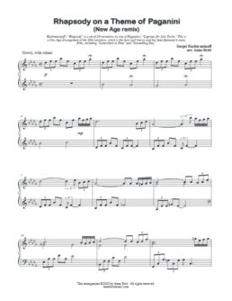 Rhapsody on a Theme of Paganini (New Age remix)