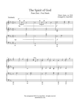 The Spirit of God (piano duet)