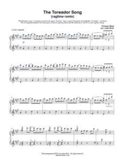 The Toreador Song (ragtime remix)