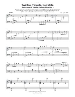 Twinkle, Twinkle, Estrellita (intermediate Latin remix of "Twinkle, Twinkle, Little Star")