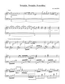 Twinkle, Twinkle, Estrellita (late intermediate Latin remix of "Twinkle, Twinkle, Little Star")